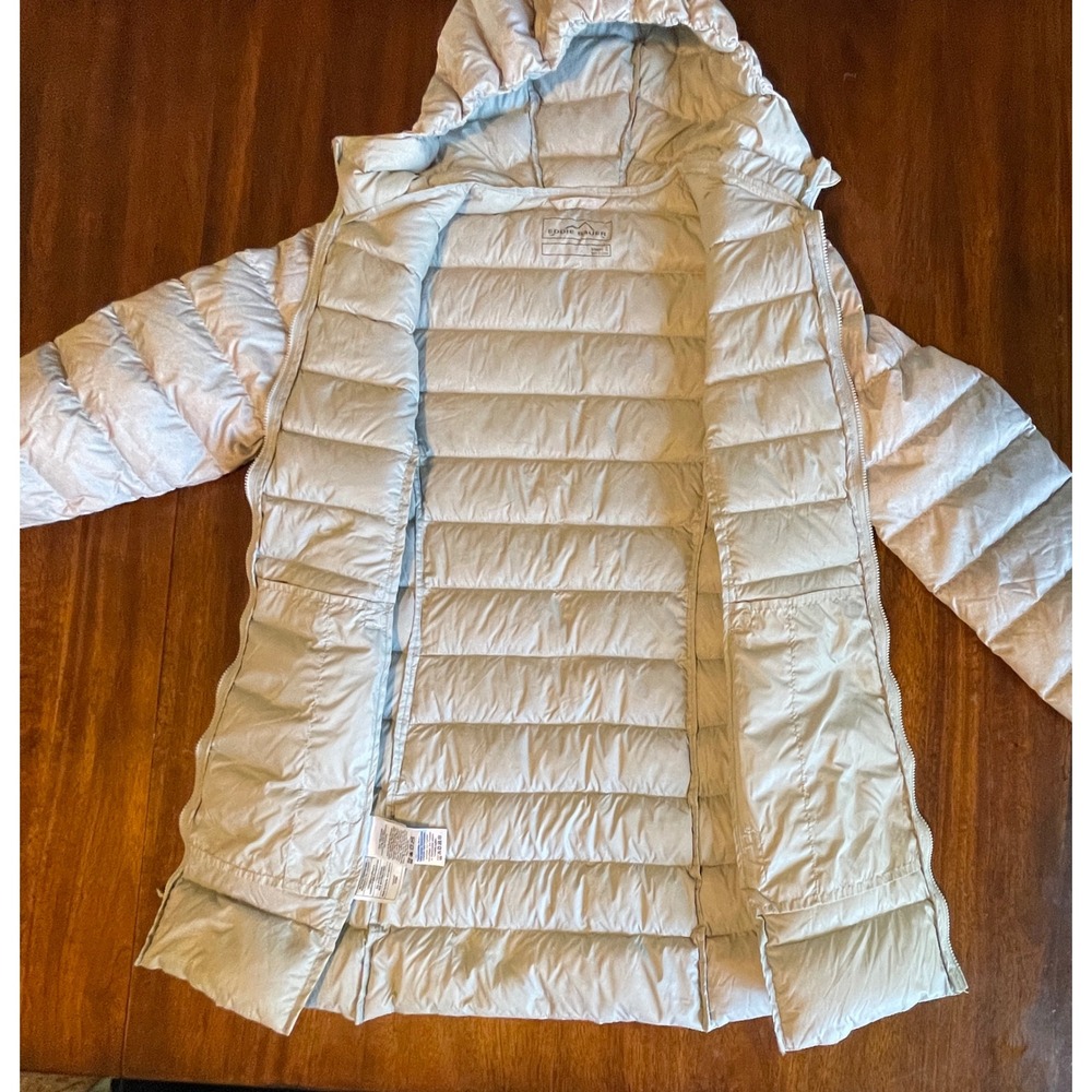 Eddie Bauer Womens Hooded‎ Down Puffer Coat Lightweight Quilted Jacket - Picture 4 of 9